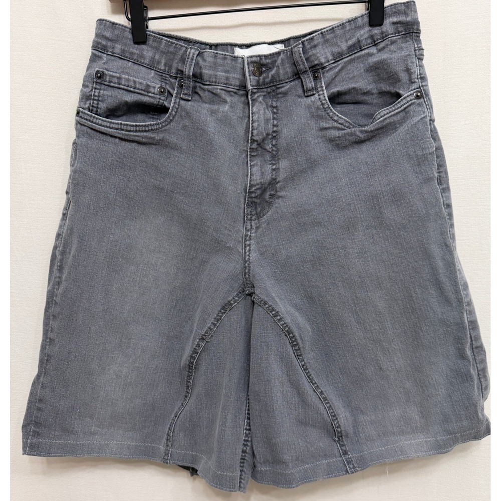 tm^2 Seattle Washington Gray Custom Converted Denim Shorts Jorts Men 32